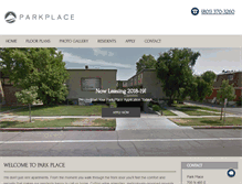 Tablet Screenshot of parkplaceprovo.com